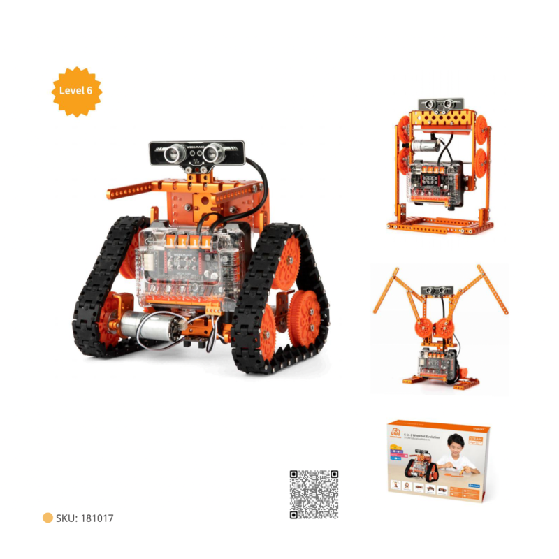 6 in 1 Weeebot Evolution Robot Kit