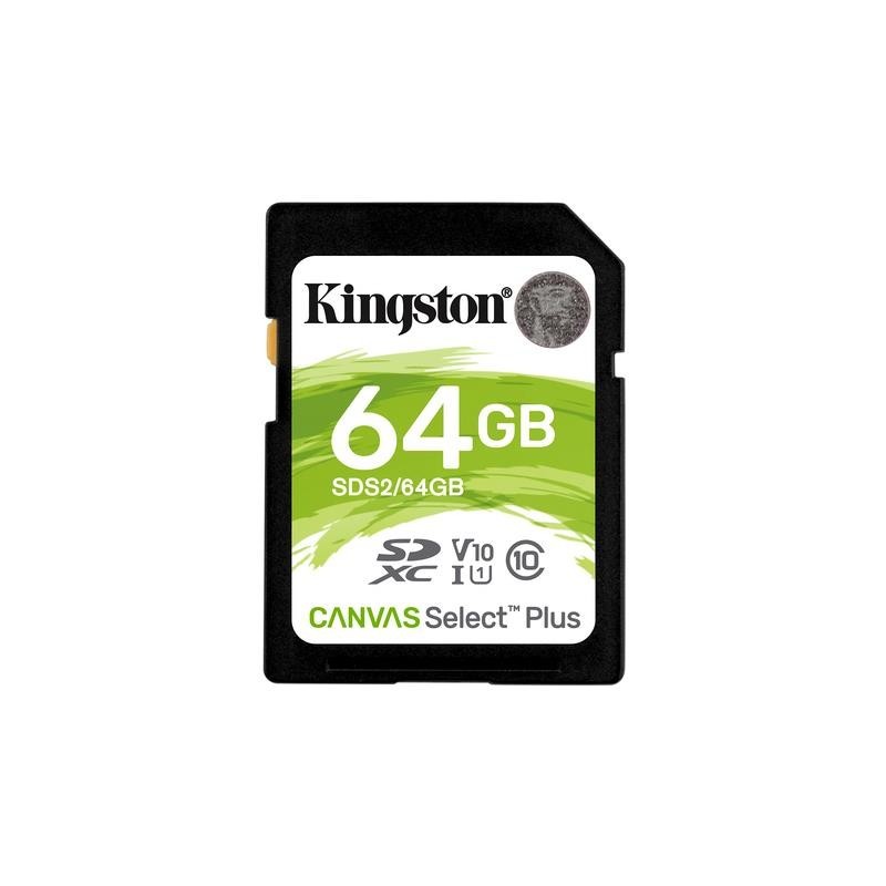 SECURE DIGITAL 64 GB CANVAS SELECT PLUS (SDS2/64GB) CLASS10 UHS-I SECURE DIGITAL 64 GB CANVAS SELECT PLUS (SDS2/64GB) CLASS10 UHS-I