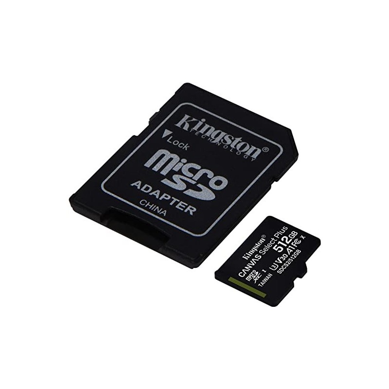 TRANS FLASH 512 GB CANVAS SELECT PLUS (SDCS2/512GB) CLASS 10 TRANS FLASH 512 GB CANVAS SELECT PLUS (SDCS2/512GB) CLASS 10