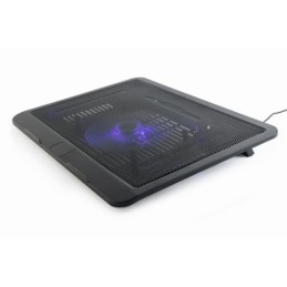 BASE PER NOTEBOOK 15 - CON VENTOLA - STAND NERO