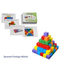 CUBI COLORATI- LABORATORIO DI APPRENDIMENTO CON SCHEDE ATTIVITÀ