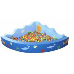 Piscina mare angolare con bolle (1.000 palline)