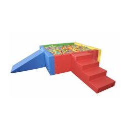 Piscina quadrata maxi con bolle (2.500 palline)