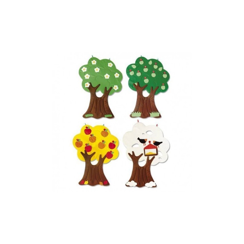 Set 4 alberi con velcro Set 4 alberi con velcro