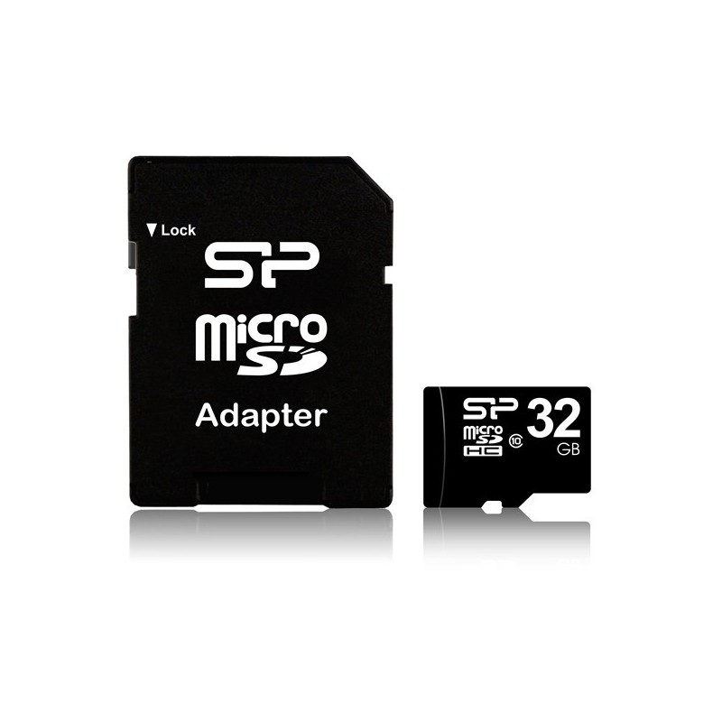 TRANS FLASH 32 GB (SP032GBSTH010V10SP) CLASS 10 (CON ADATTATORE) TRANS FLASH 32 GB (SP032GBSTH010V10SP) CLASS 10 (CON ADATTATORE)