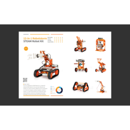 12 in 1 Robotstorm STEAM Robot Kit