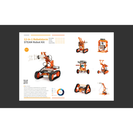 12 in 1 Robotstorm STEAM Robot Kit