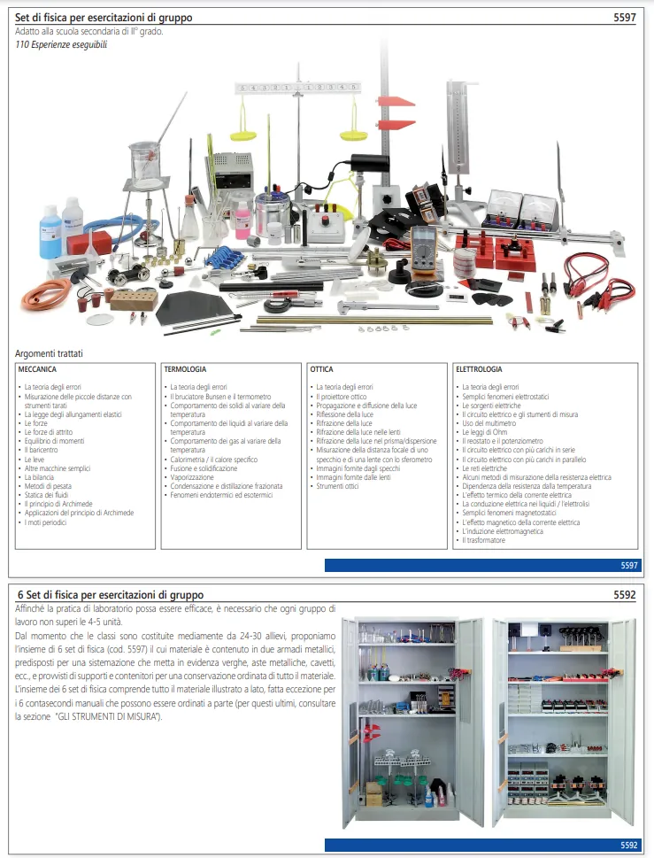 Laboratori di chimica e fisica